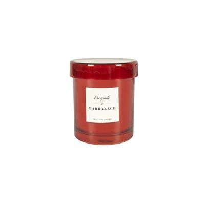 SCENTED CANDLE TOP COLOURED GLASS