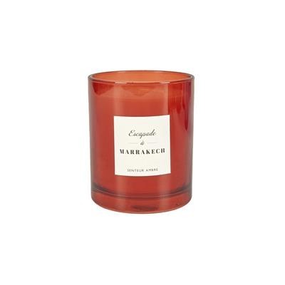 SCENTED CANDLE TOP COLOURED GLASS