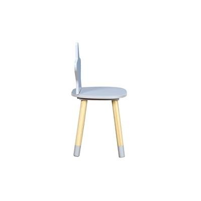 Chaise étoile gris
