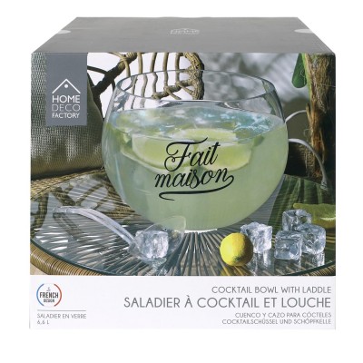 Saladier Cocktail avec Louche | Bol à Punch Transparent | Dakar Sénégal