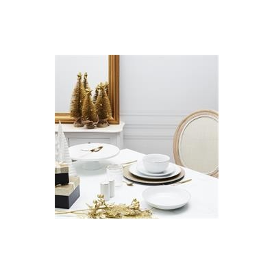 GOLD RIMMED GLASS 25CL