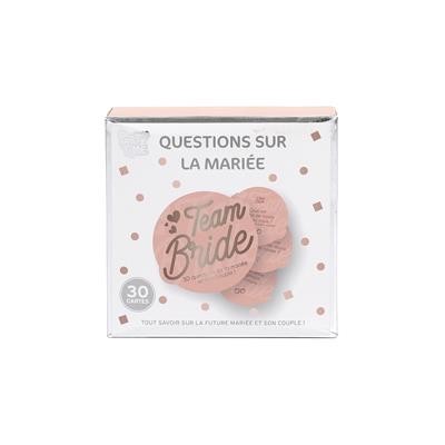 Cartes Questions sur la Mariée EVJF Team Bride | Dakar