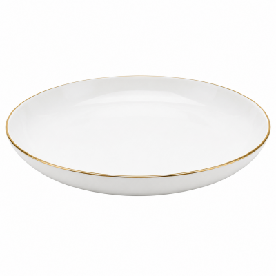 Porcelain soup plate