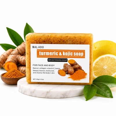 Savon au curcuma et à l’acide kojique