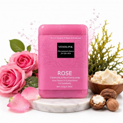 Rose Cleansing & Nourishing Soap 150g | YESOLINK