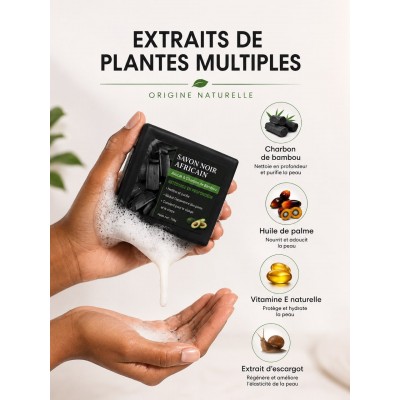 Savon noir africain bio