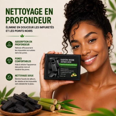 Savon noir africain bio