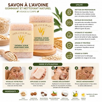 Oatmeal Scrub Soap