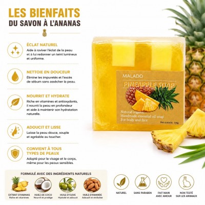 Savon à l'ananas Malado