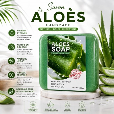 Savon à l’aloe vera