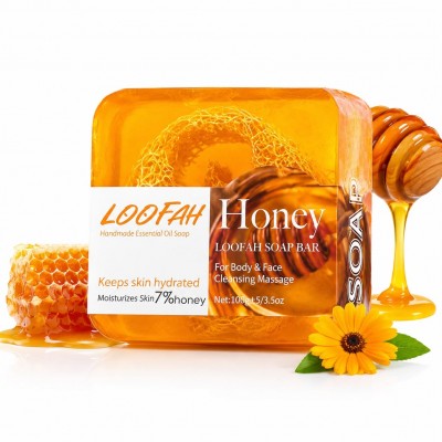 Honey & Loofah Soap 100g | Buy Online in Senegal