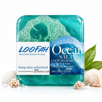 Ocean Salt & Loofah Soap 100g | Buy Online in Senegal