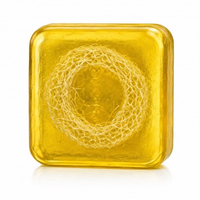 Savon au citron et à la loofah