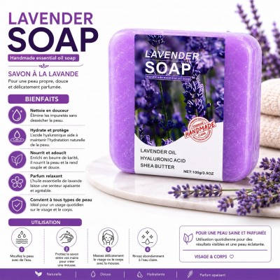 Lavender Soap 100g | Buy Online Dakar Senegal