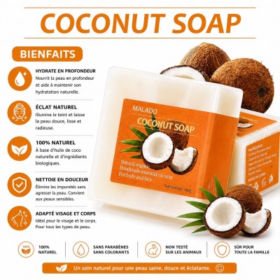 Savon à la noix de coco Malado