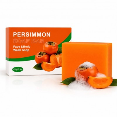Savon au Kaki Persimmon 100g | Visage & Corps – Sénégal