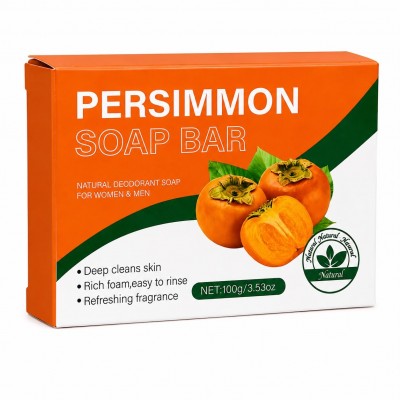 Savon au Kaki Persimmon 100g | Nettoyant Corps & Visage Sénégal