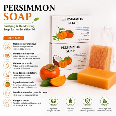 Savon Persimmon Peaux Sensibles 100g | Dakar Sénégal
