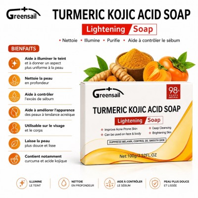 Turmeric Kojic Acid Soap 100g | Dakar Senegal