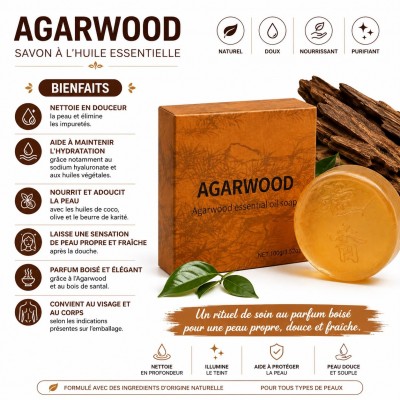 Composition du savon au bois d’agar 100 g