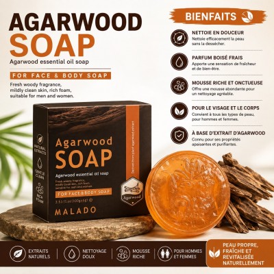 Savon au bois d’agar avec huile essentielle – Dakar Sénégal