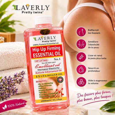 Huile Hip Up Raffermissante 1000 ml | Massage Hanches & Fessiers