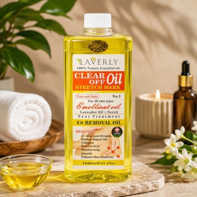 Laverly Clear Off Oil 1000ml | Huile Anti-Vergetures