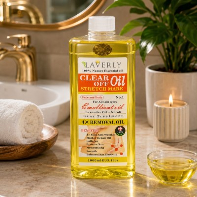 Laverly Clear Off Oil 1000ml | Huile Anti-Vergetures