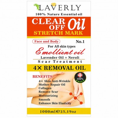 Laverly Clear Off Oil 1000ml | Huile Anti-Vergetures