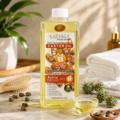 Laverly Castor Oil 1000ml | Face & Body Care