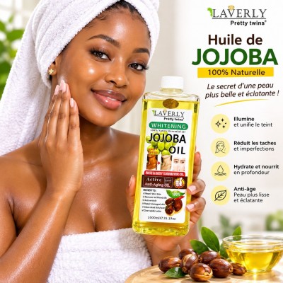 Huile de Jojoba Laverly 1000 ml | Visage & Corps