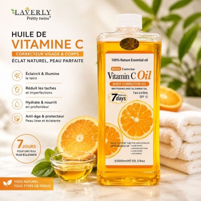 Huile Vitamine C Laverly SPF 15 | Visage & Corps