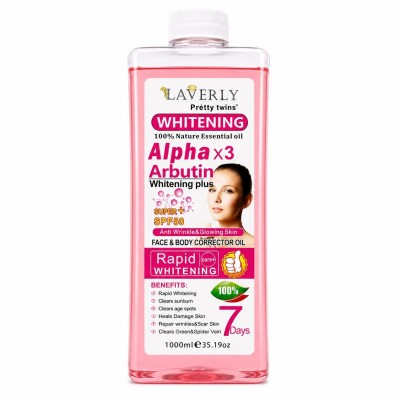 Huile Laverly Alpha Arbutin x3 | Soin Éclat Visage & Corps