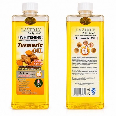 Huile de curcuma éclaircissante Laverly Pretty Twins 1000 ml