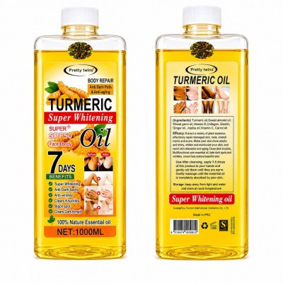 Turmeric Brightening Oil for Face and Body 1000 ml