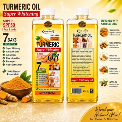 Turmeric Brightening Oil | Face & Body 1000 ml