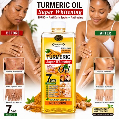 Turmeric Brightening Oil | Face & Body 1000 ml