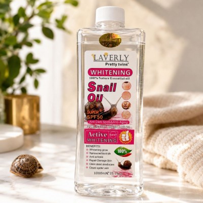 Huile d’Escargot Laveryl 1000 ml | Visage & Corps Sénégal