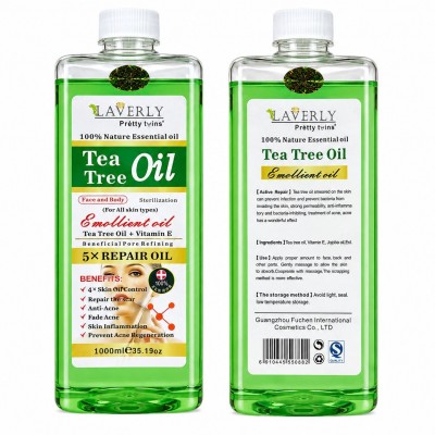 Huile Tea Tree Laveryl 1000 ml | Visage & Corps Sénégal