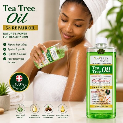 Huile Tea Tree Laveryl 1000 ml | Visage & Corps Sénégal