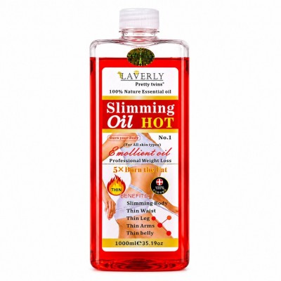 Huile de Massage Chauffante Laverly 1000ml | Dakar