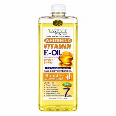 Laverly Vitamin E Brightening Oil for Face and Body 1000 ml