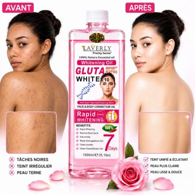 Huile Gluta White x10 Laverly | Visage & Corps