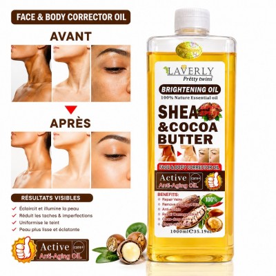 Huile Karité & Cacao Laverly 1000ml | Dakar
