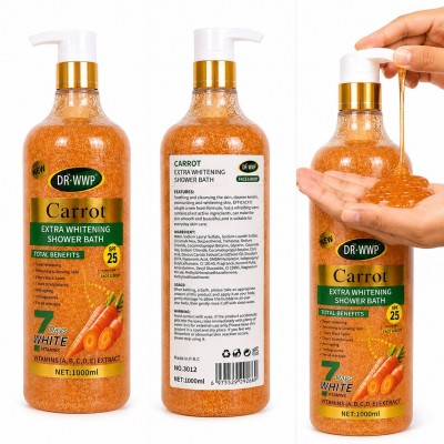DR.WWP Carrot Exfoliating Shower Bath 1000 ml