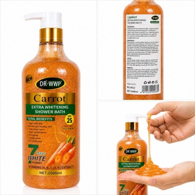 DR.WWP Carrot Exfoliating Shower Bath 1000 ml