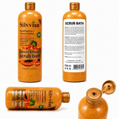 Silvvian Scrub Bath Snail & Papaya 1 L | Senbonsplans Dakar