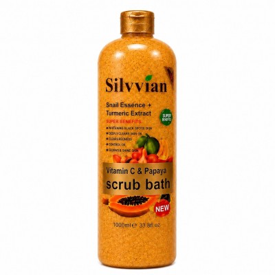 Silvvian Scrub Bath Snail & Papaya 1 L | Senbonsplans Dakar