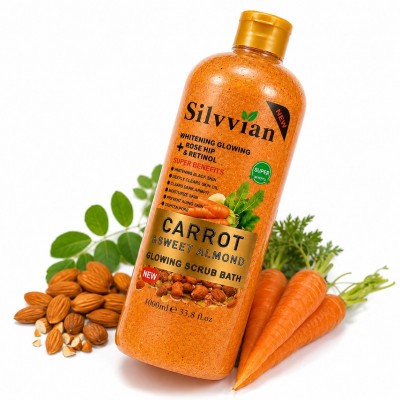 Silvvian Carrot & Sweet Almond Scrub Bath 1000 ml