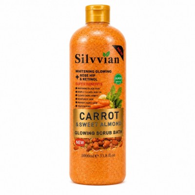 Silvvian Carrot & Sweet Almond Scrub Bath 1000 ml